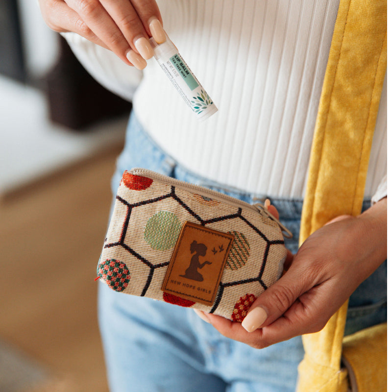 Upcycled Zip Card Pouch