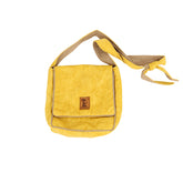 Upcycled Canvas Messenger Bag