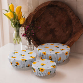Reusable Upcycled Cotton Bowl Covers