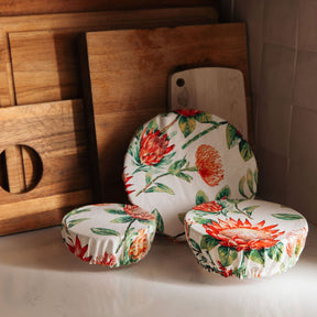 Reusable Upcycled Cotton Bowl Covers