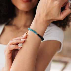 Lava Bead Gemstone Essential Oil Bracelet