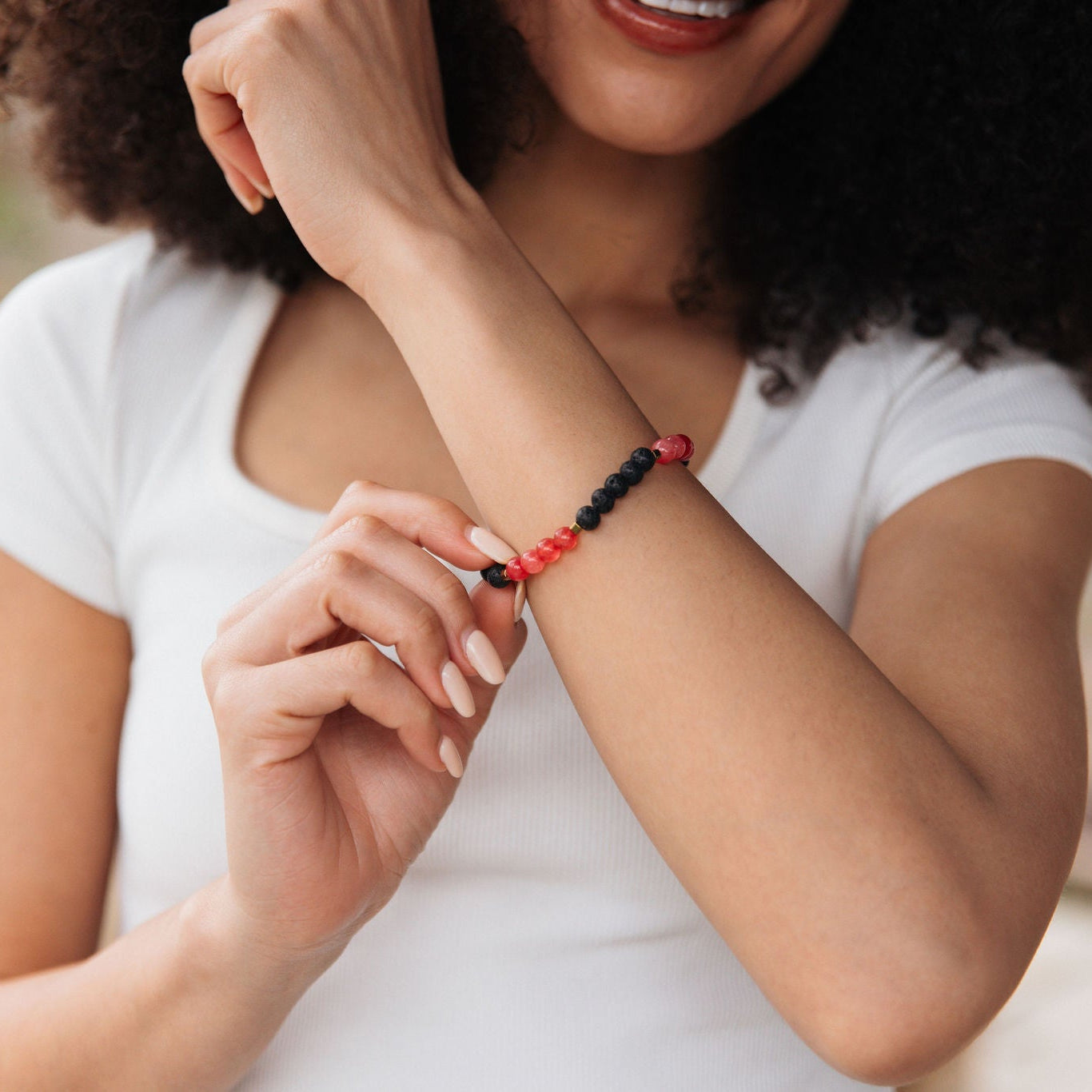 Lava Bead Gemstone Essential Oil Bracelet
