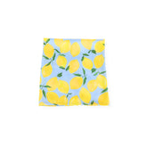 Upcycled Satin Lemon Print Scarf