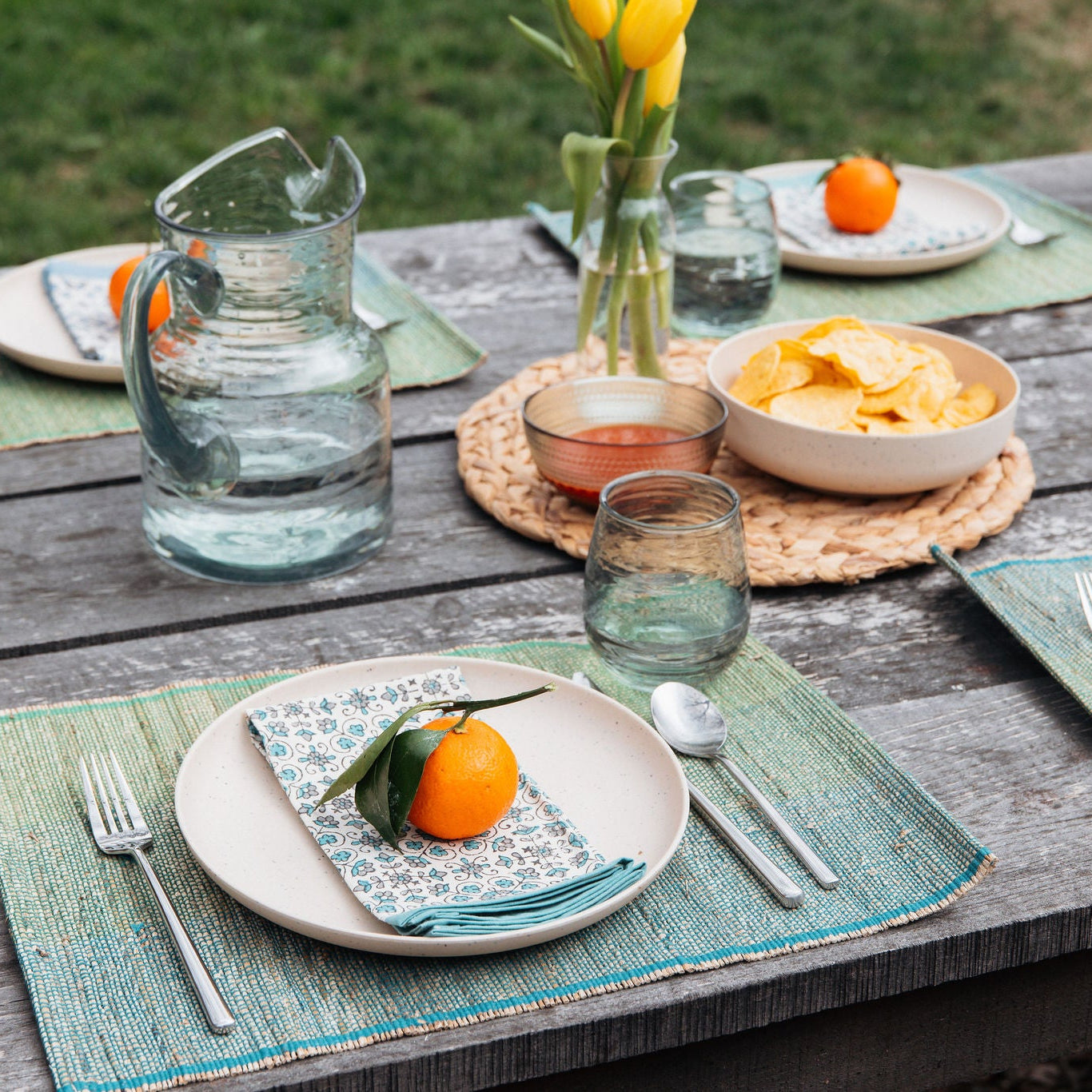 Bloom Waters Cotton Napkin Set