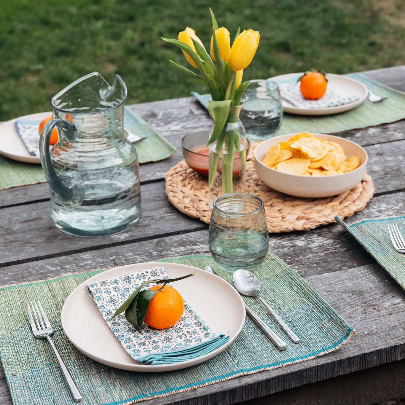 Bloom Waters Cotton Napkin Set