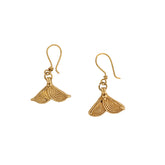 Brass Wing Earrings