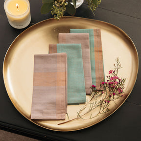 Two-tone Cotton Napkin Set