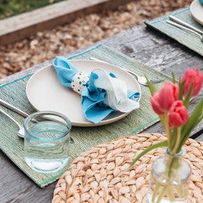 Two Tone Sky Cotton Napkin Set