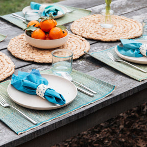 Two Tone Sky Cotton Napkin Set