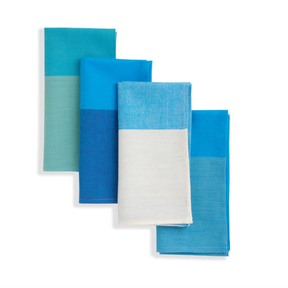 Two Tone Sky Cotton Napkin Set
