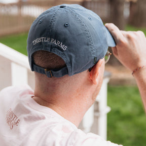Navy Thistle Burst Ball Cap