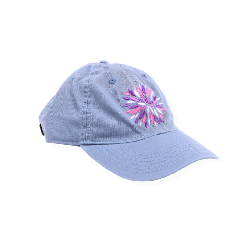 Navy Thistle Burst Ball Cap