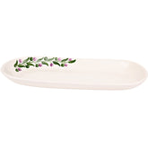 Ceramic Hand Painted Olive Branch Oval Serving Platter