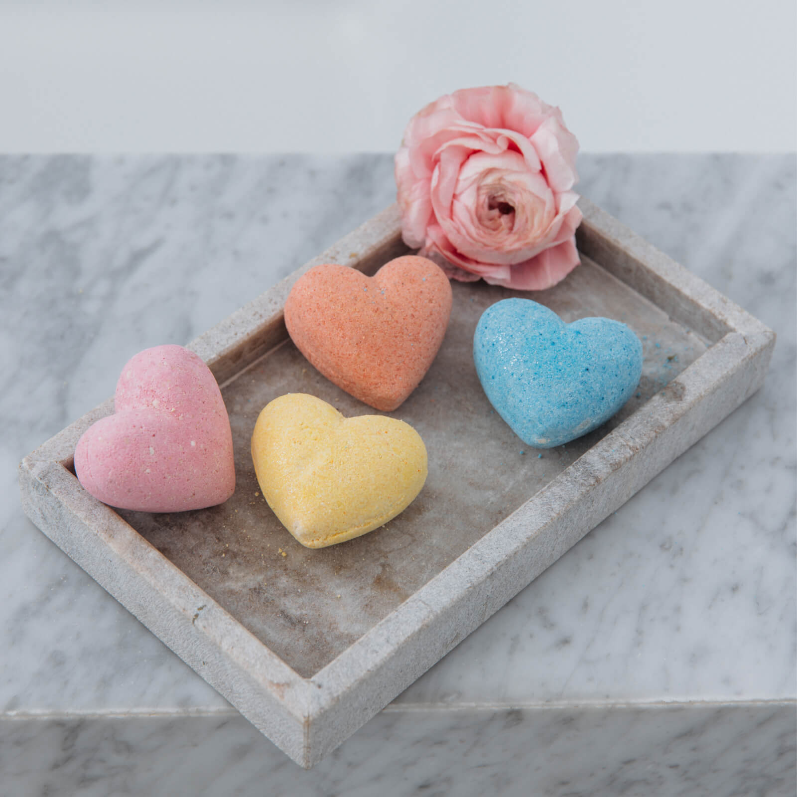 Handcrafted Rosey Radiance Bath Balm Set