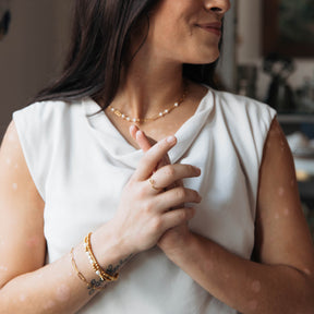 Handmade Morse Code Love Beaded Bracelet