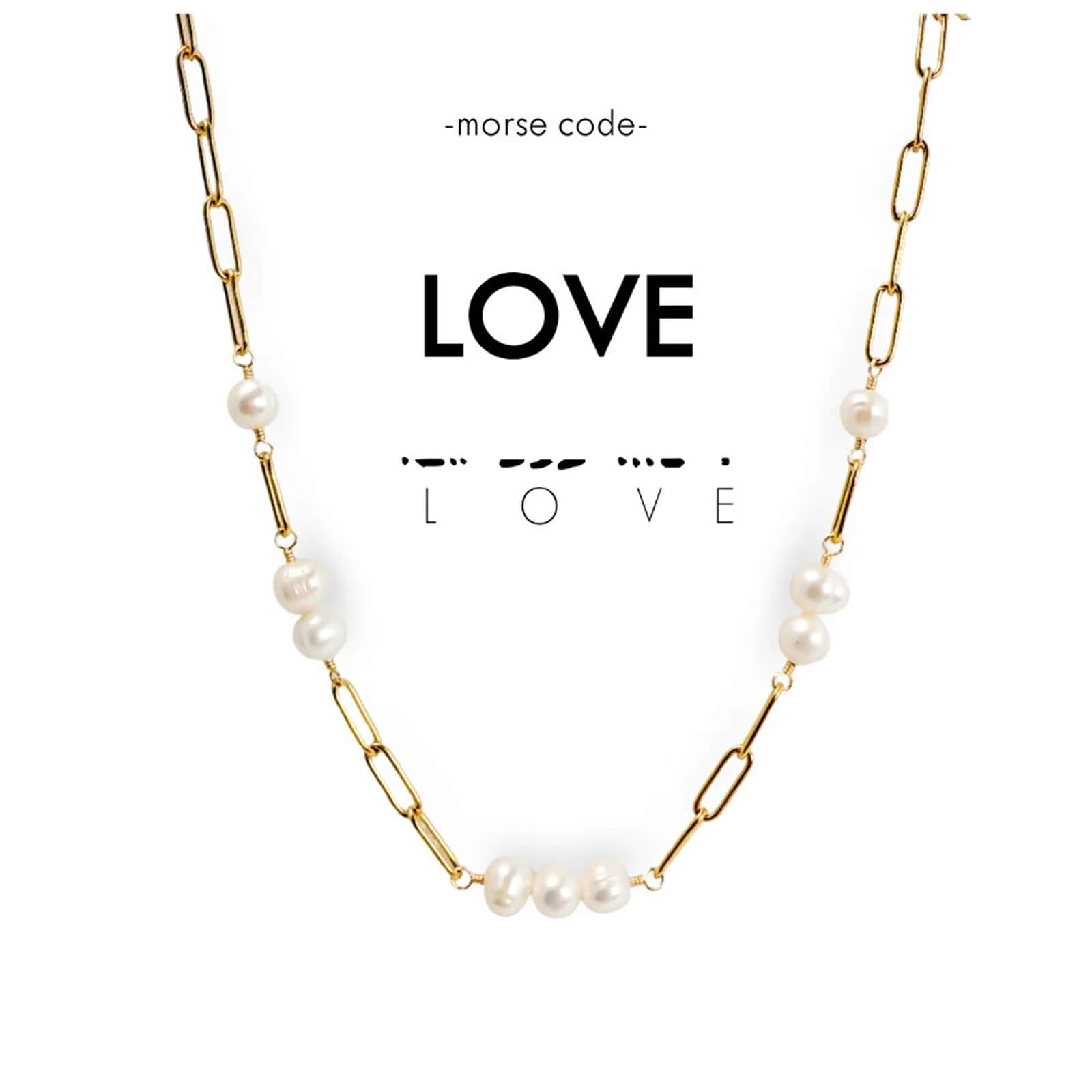 Handmade Paperclip Chain and Pearl Necklace