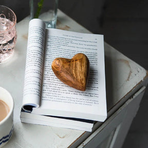Hand-Carved Olive-Wood Heart