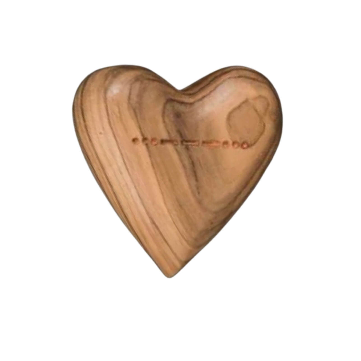 Hand-Carved Olive-Wood Heart