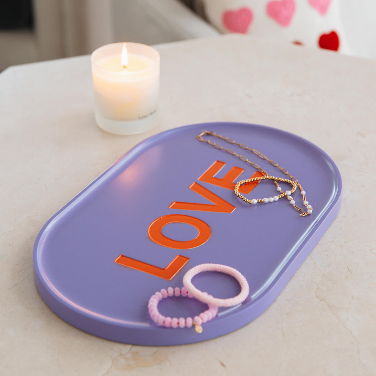 Wooden Hand Painted Tray