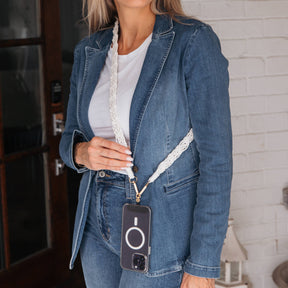 Handcrafted Macrame Crossboy Strap