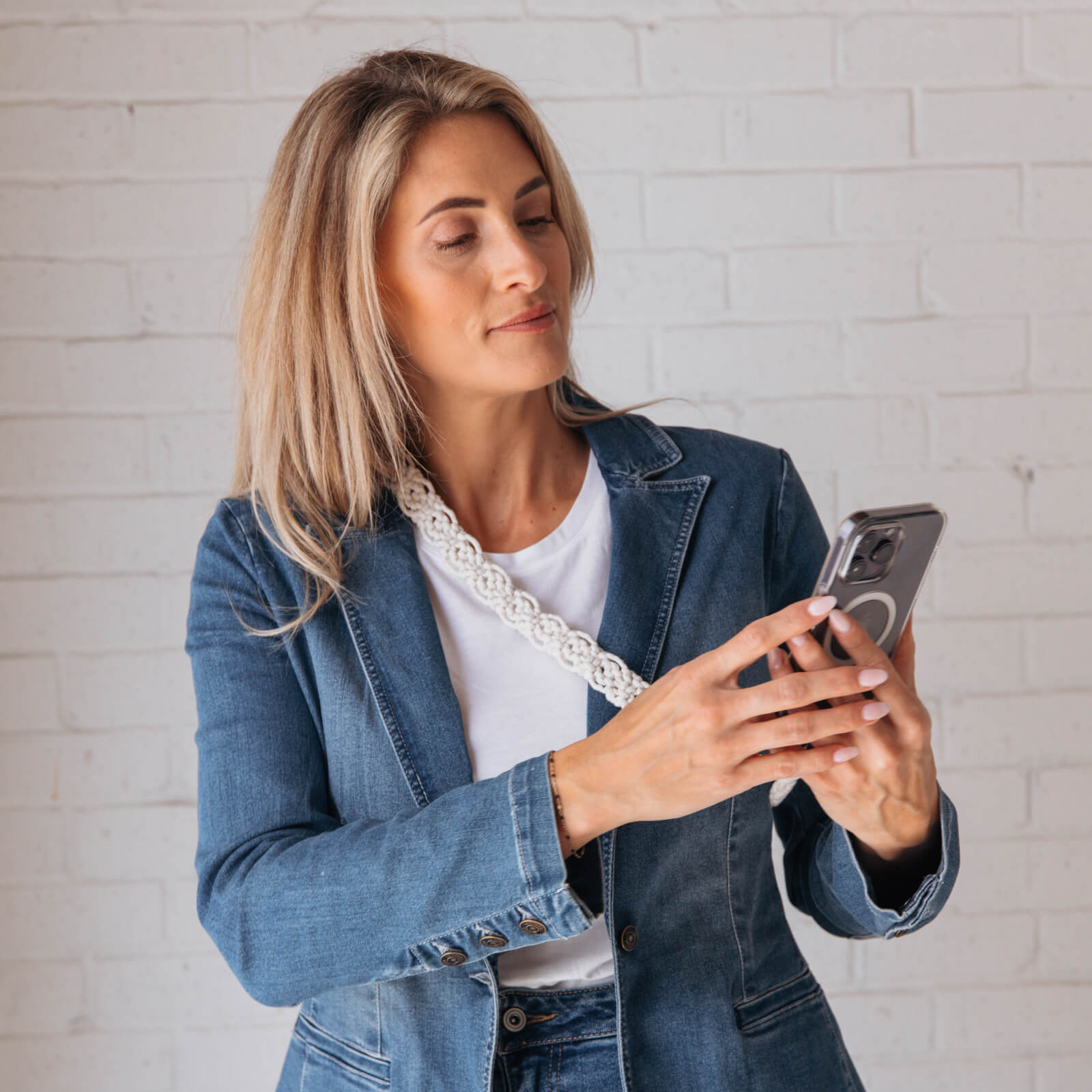 Handcrafted Macrame Crossboy Strap
