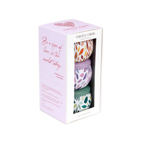 Love Heals Valentine Mini Candle Set of 3