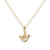 I Love You Pendant Necklace