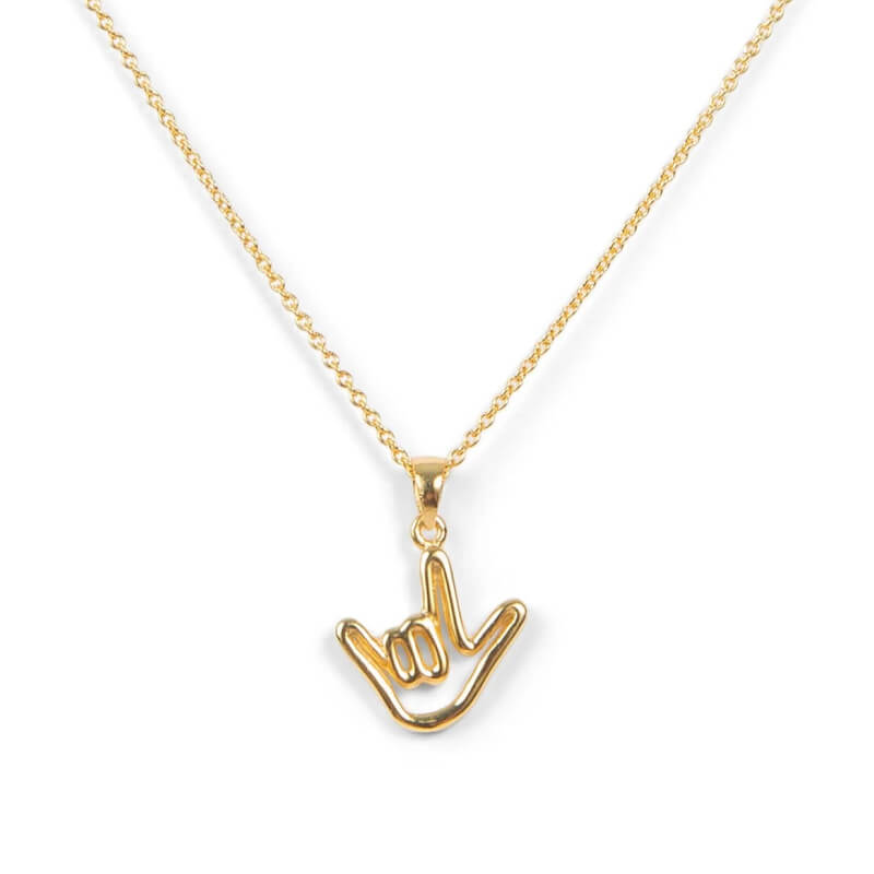 I Love You Pendant Necklace