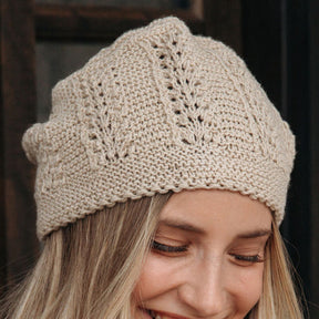 Handknit Cotton Cap