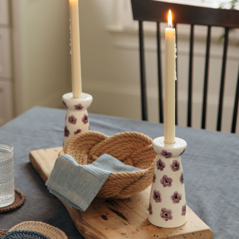 Ceramic Candle Holder Set