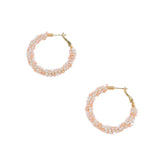 Azaniah Bead Hoop Earrings