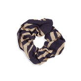 Navy Vine Scrunchie