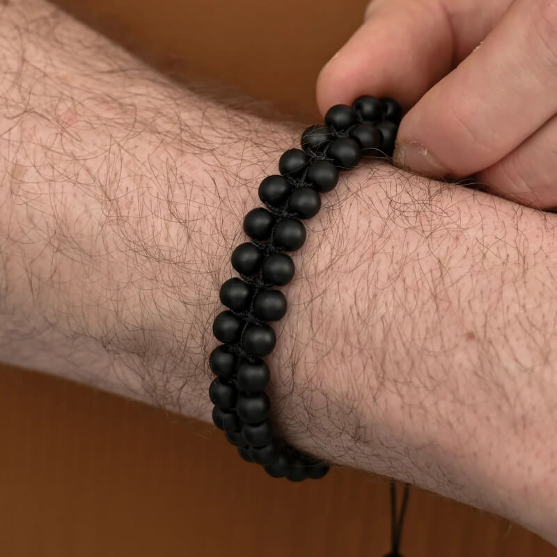 Helix Matte Black Bracelet