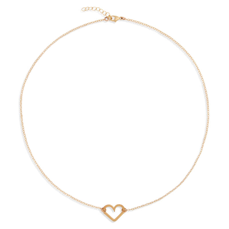 Guitar String Heart Necklace