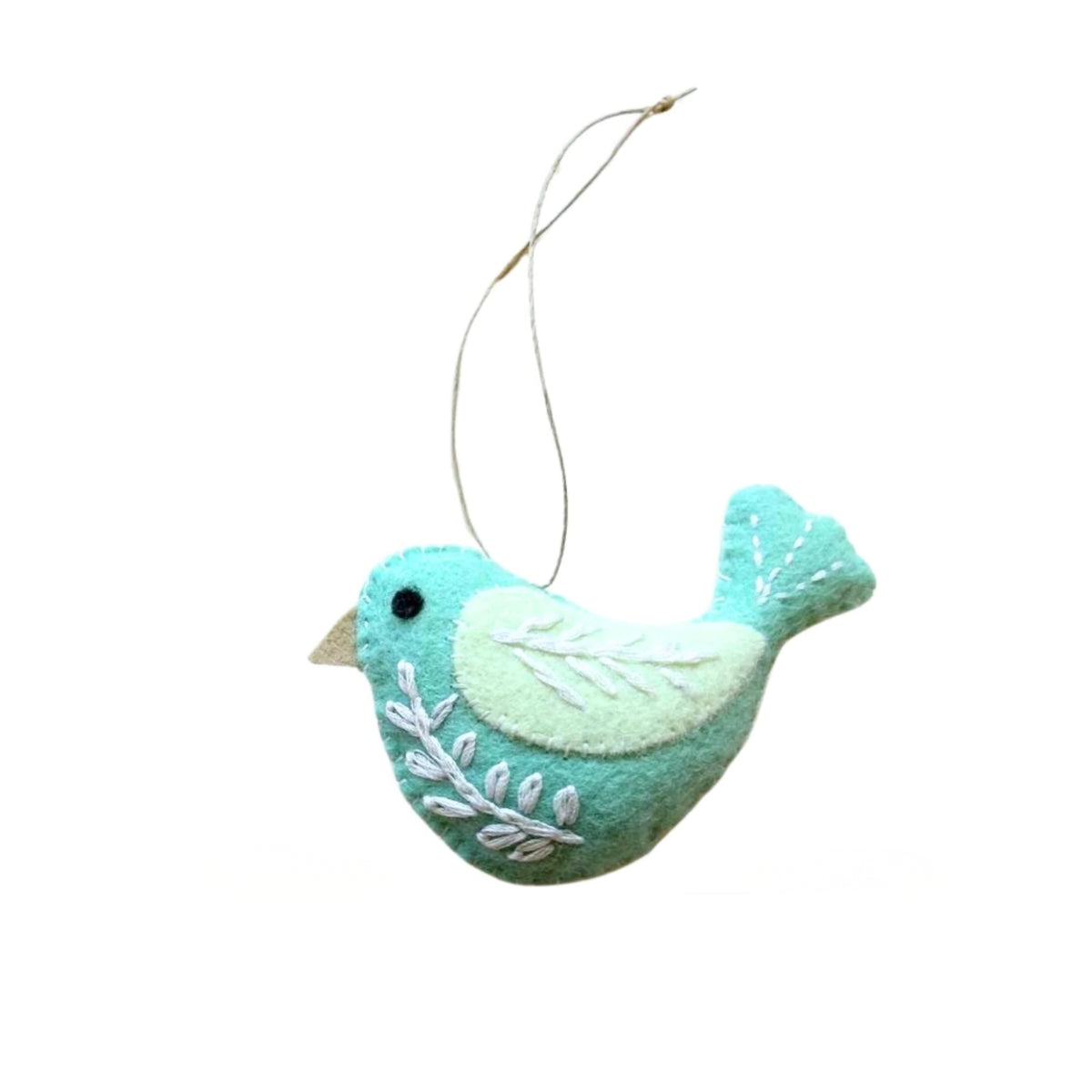 Hand Sewn Bird Ornament