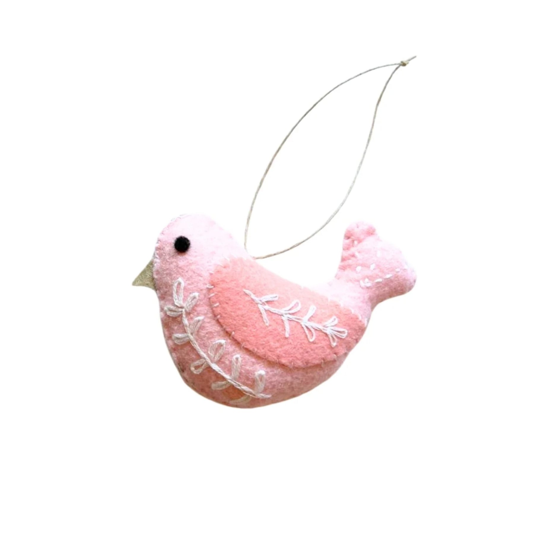 Hand Sewn Bird Ornament