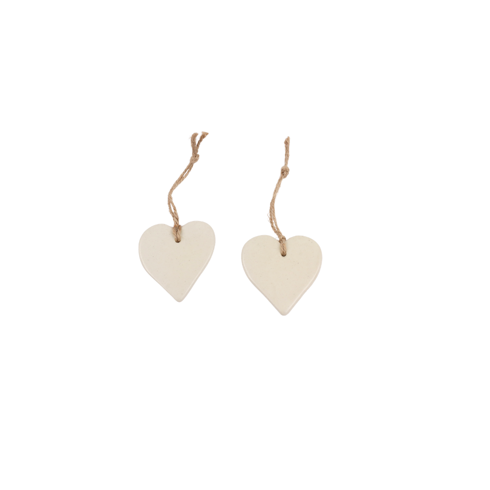 Ceramic Ornaments Set of Two