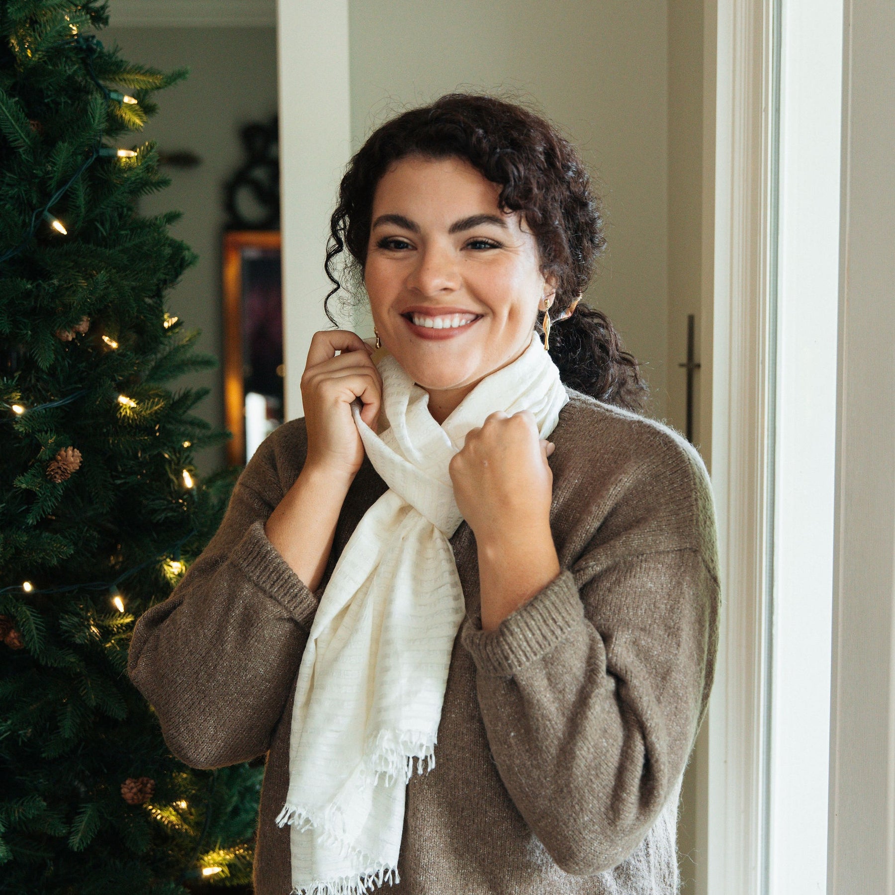 Silk & Cotton Artisan Wrap