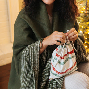 Handprinted Reusable Gift Bags