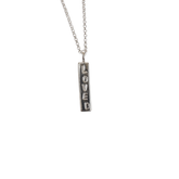 Sterling Loved Pendant Necklace