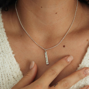 Sterling Loved Pendant Necklace