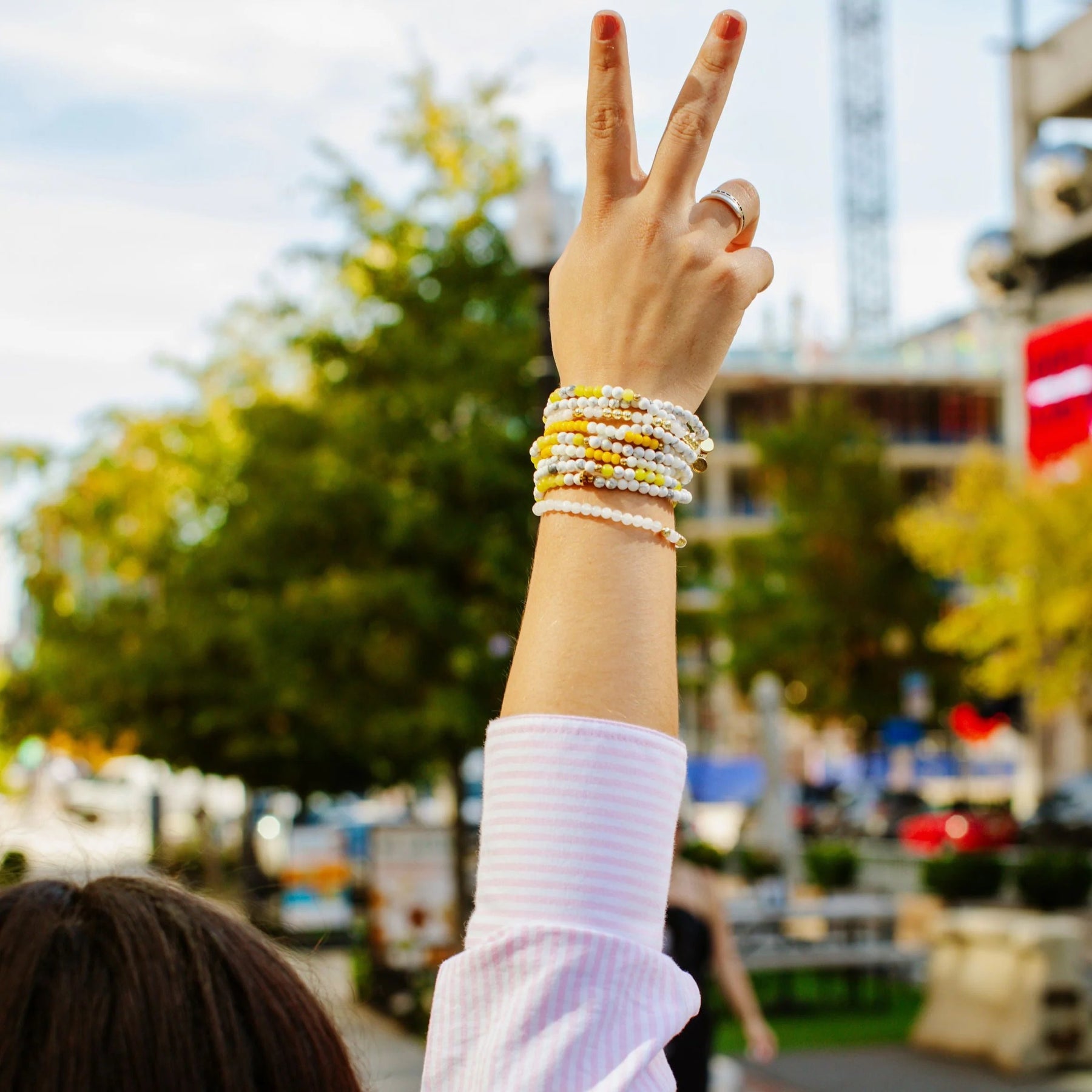 Sunshine Morse Code Bracelet