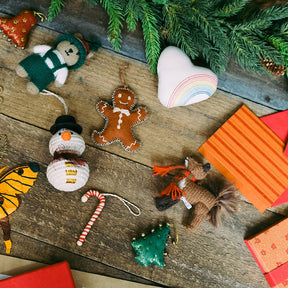 Rainbow Heart Ornament