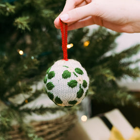 Botanical Embroidered Ornament