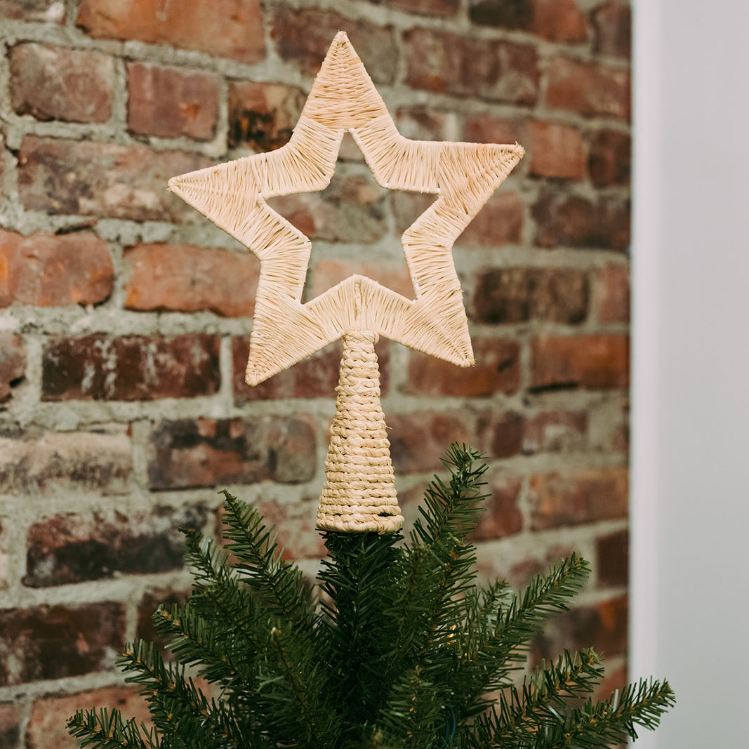 Woven Star Tree Topper