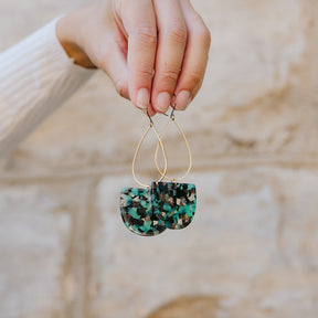 Green Trees Earrings