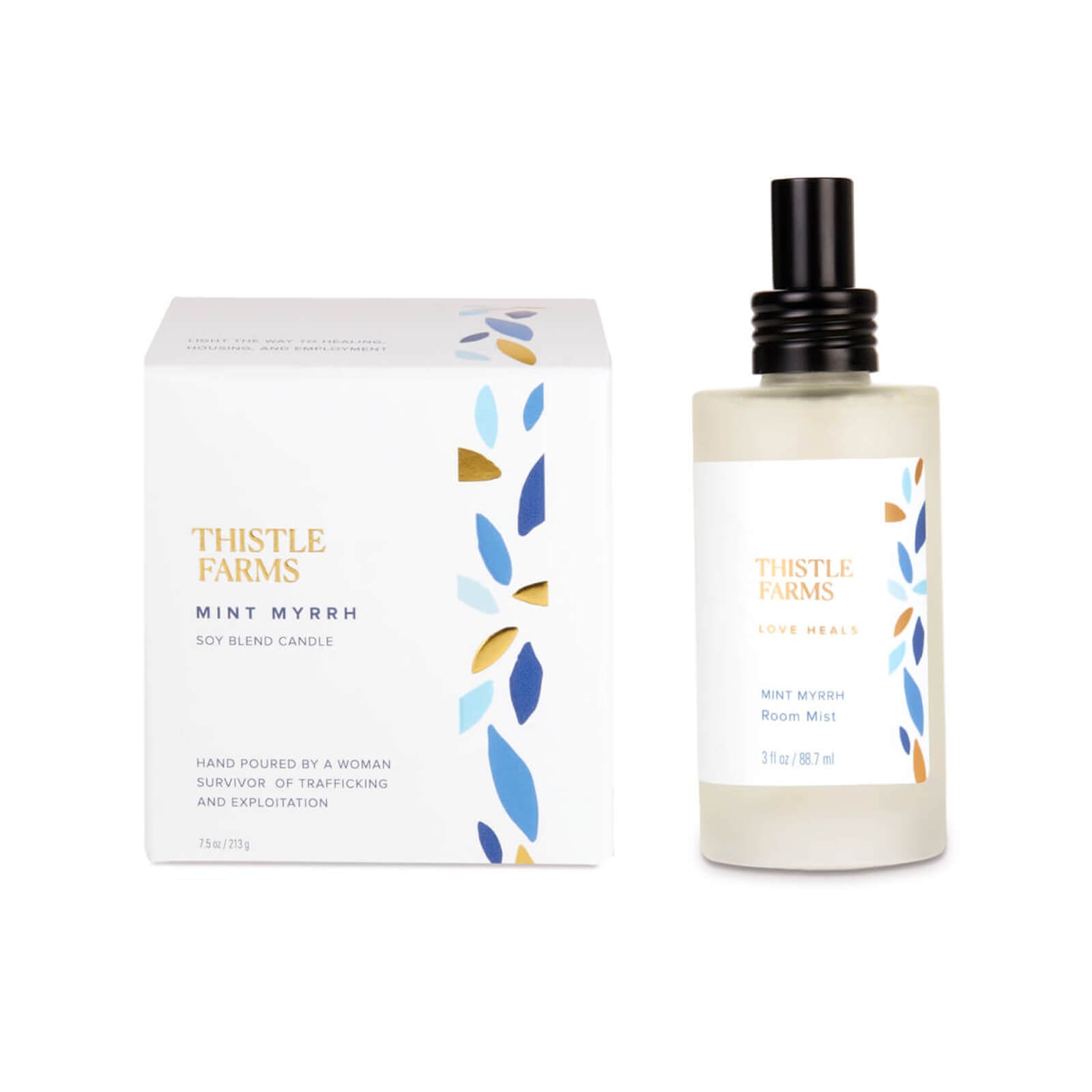 Holiday Candle + Room Mist Bundle