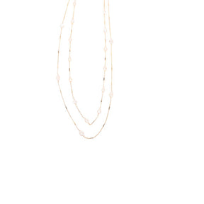 Gold Chain and Pearl Necklace