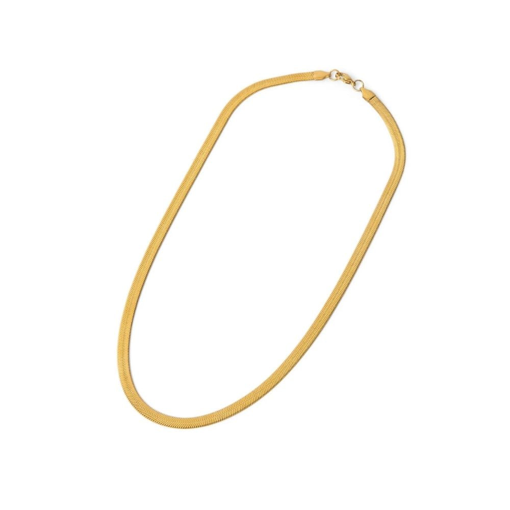 Gold Herringbone Chain