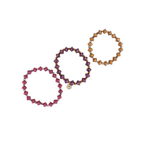 Handmade Paper Bead Bracelet Set